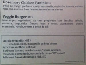Cardápio - Barn by Butcher's Market