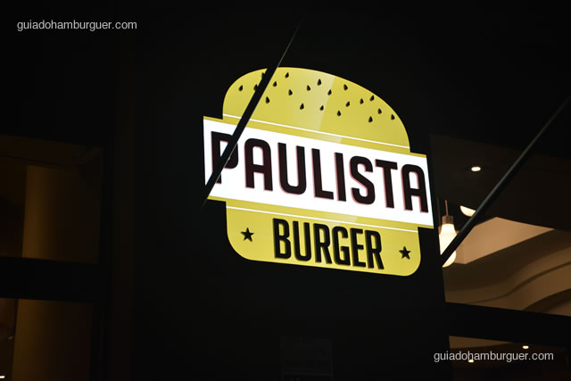 Letreiro luminoso em detalhe - Paulista Burger