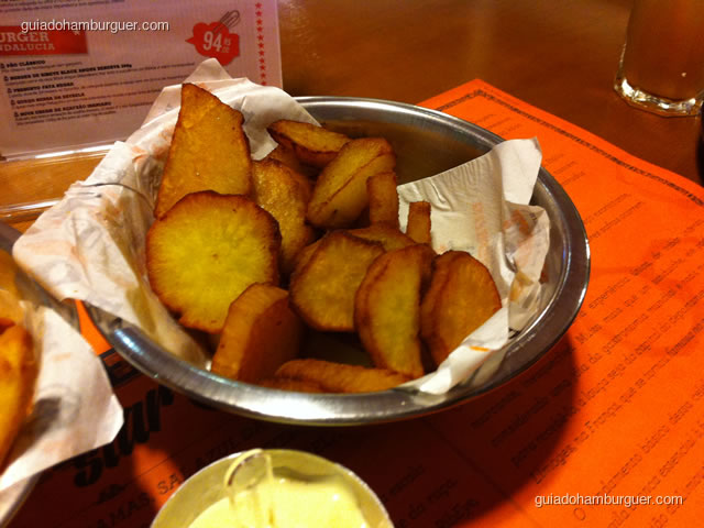 Porção de batatas doces