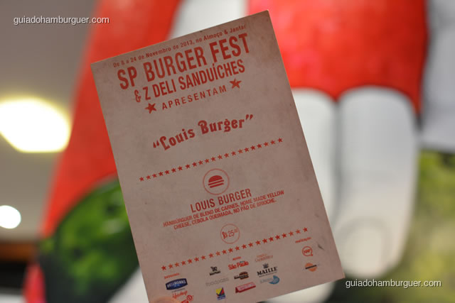 Louis Burger, receita do SP Burger Fest 3ª edição - Z Deli Sanduíches