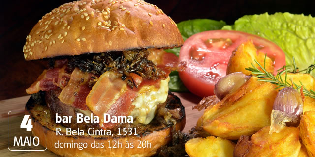 Ponto da carne perfeito, assim como pedimos - Na Garagem Hamburgueria Artesanal
