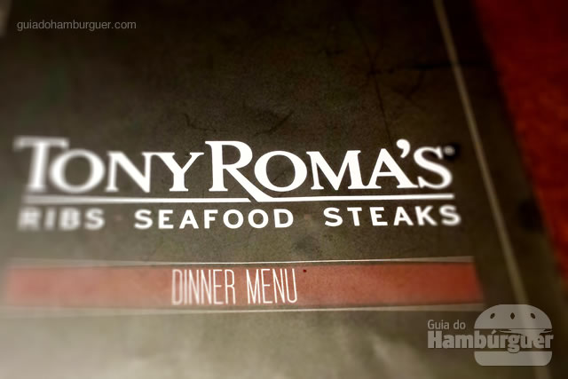 Cardápio - Tony Roma's