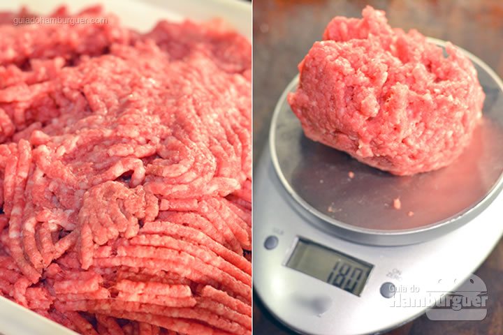 Hambúrguer de 180g  - Receita hamburguer perfeito caseiro e profissional