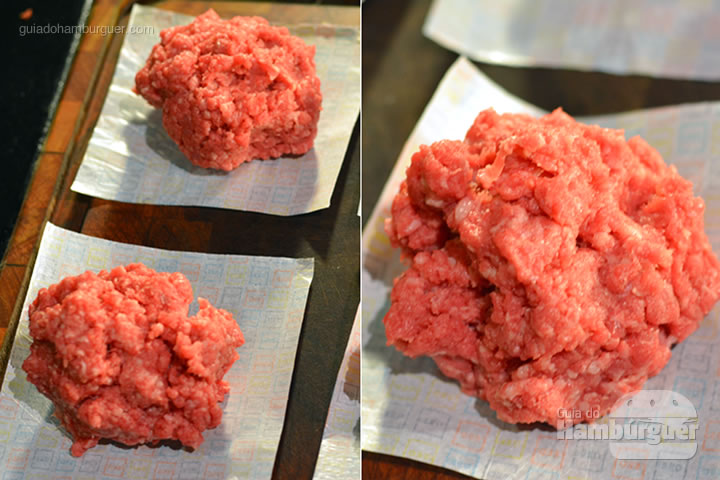 hambúrguer após pesado - Receita hamburguer perfeito caseiro e profissional