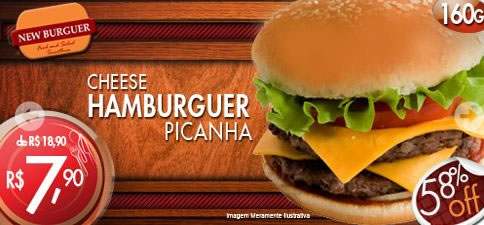 Cupom de desconto para o New Burguer