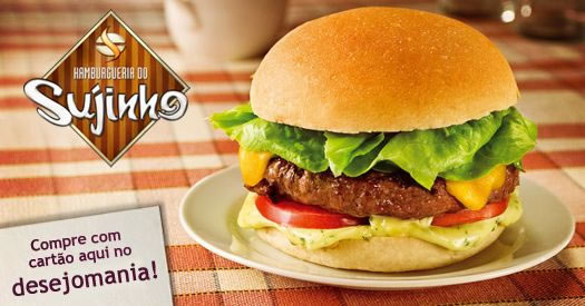 Cupom de desconto para a Hamburgueria do Sujinho