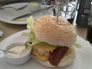 Cheese salada bacon (x-salada bacon)  - Hamburgueria 162