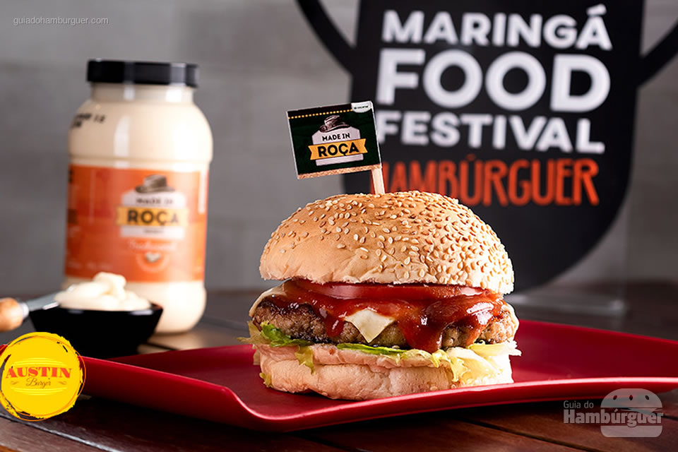 10º Austin - As 10 melhores hamburguerias do Maringá food festival eleitas pelo público