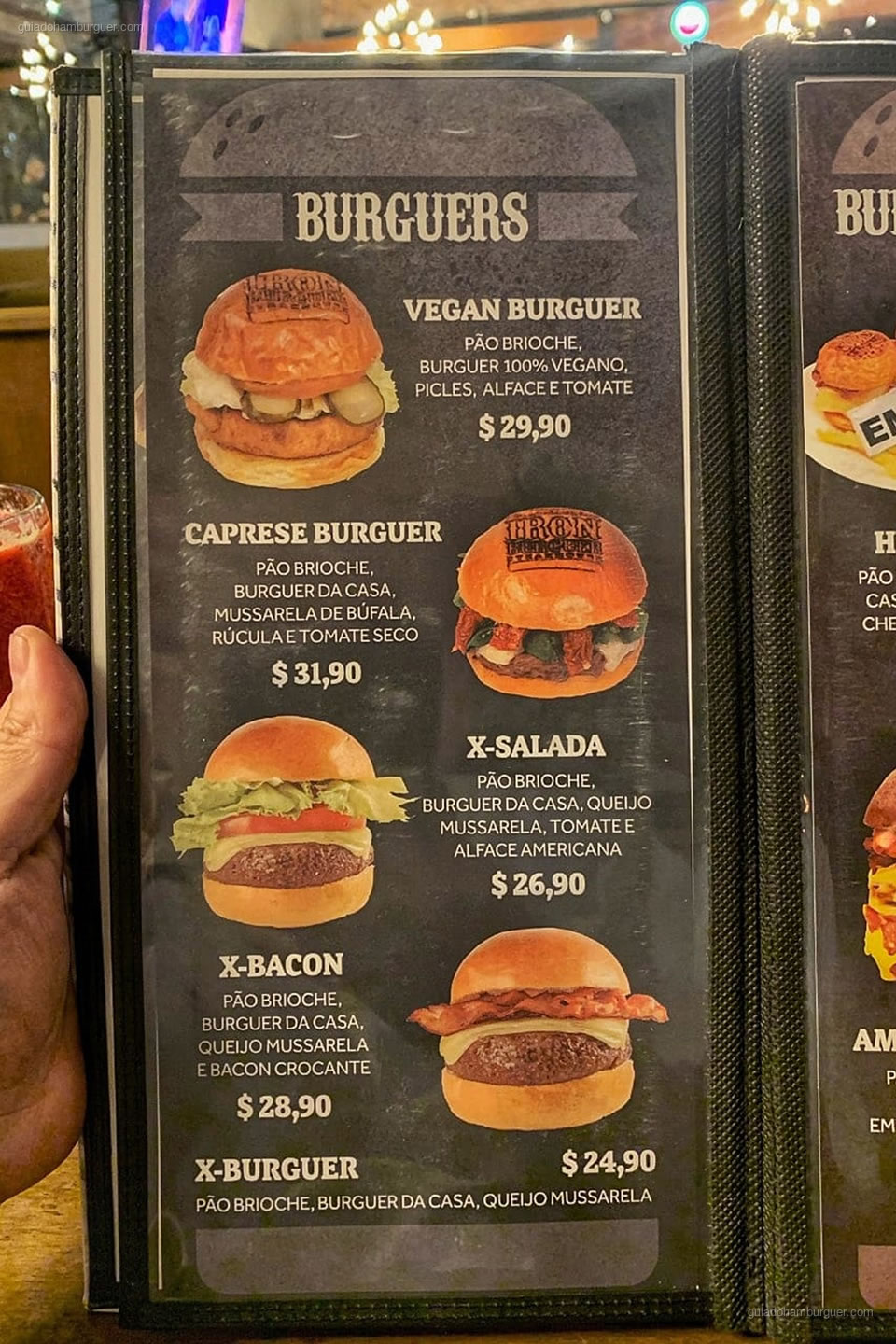 Cardápio - Iron Burguer - Tatuapé - São Paulo
